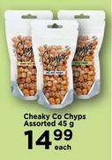 Cheaky Co Chyps Assorted-45g Each