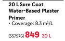 Plascon 20L Sure Coat Water Based Plaster Primer