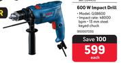Bosch 600W Impact Drill GSB600-Each