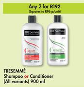 Tresemme Shampoo Or Conditioner (All Variants)-For 2 x 900ml
