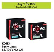 Kotex Panty Liners-For 2 x 88/100's