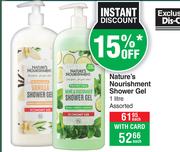 Nature's Nourishment Shower Gel-1L Each