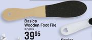 Basics Wooden Foot File