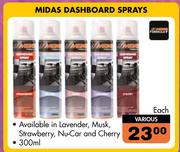 1Midas Dashboard Sprays-300ml Each