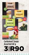 Carbsmart Soups Assorted-For 3 x 68g