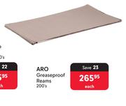 Aro Grease Proof Reams-200's Each