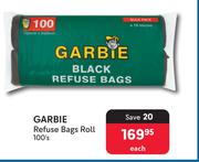 Garbie Refuse Bags Roll-100's Each
