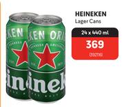 Heineken Lager Cans-24 x 440ml