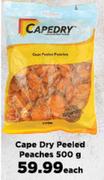 Cape Dry Peeled Peaches-500g Each