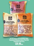 You First Cashews W320 R/Himalayan Salted, Macadamias R/Himalayan Salted-500g Each