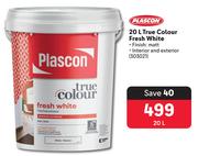 Plascon True Colour Fresh White-20L
