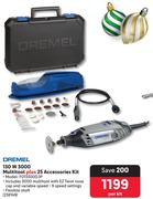 Dremel 130W 3000 Multitool Plus 25 Accessories Kit-Per Kit