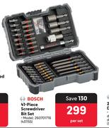 Bosch 41 Piece Screwdriver Bit Set-Per set