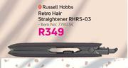 Russell Hobbs Retro Hair Straightener RHRS-03
