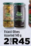 Ficacci Olives Assorted-For 2 x 140g