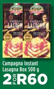Campagna Instant Lasagna Box-For 2 x 500g