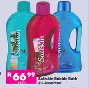 Satiskin Bubble Bath Assorted-2Ltr Each