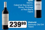 Vilafonte Seriously Old Dirt- 750ml