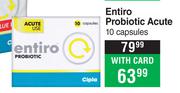 Entiro Probiotic Acute 10 Capsules