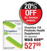 Vivomixx 112 Probiotic Health Supplement 30 Capsules