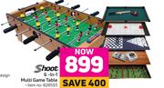 Shoot 6 In 1 Multi Game Table