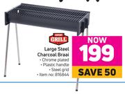 Expert Grill Large Steel Charcoal Braai