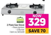 Campmaster 2 Plate Gas Stove