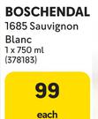 Boschendal 1685 Sauvignon Blanc-750ml Each