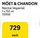 Moet & Chandon Nectar Imperial-750ml Each