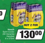 Hooch Spirit Cooler (All Variants) Handies-For 2 x 6 x 275ml
