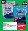 Finish All-In-One Power Or Quantum Auto Dishwashing Tablets-90/100s Each