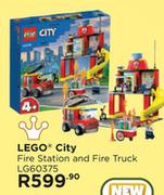 Lego City Fire Station & Fire Truck LG60375