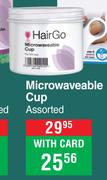 Hair Go Microwaveable Cup Assorted