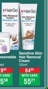 Hair Go Sensitive Skin Hair Removal Cream-125ml