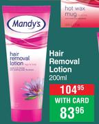 Mandy's Hair Removal Lotion-200ml