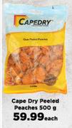 Cape Dry Peeled Peaches-500g Each
