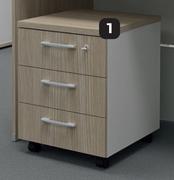 Platinum 3 Drawer Mobile Pedestal