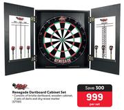 Renegade Dartboard Cabinet Set-Per Set
