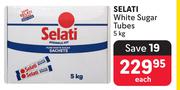 Selati White Sugar Tubes-5Kg Each