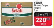 Selati Brown Sugar Tubes-5Kg Each