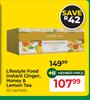 Lifestyle Food Instant Ginger, Honey & Lemon Tea 40 Sachets
