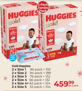 Huggies Gold Nappies 2 Pack-Per 2 Pack
