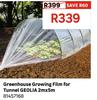 Geolia Greenhouse Growing Film For Tunnel 2m x 5m 81457168