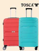 Tosca 55cm Flite Polyprop Trolley Case Red Or Aqua