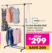 Mainstays In Line Double Rail