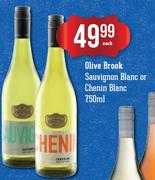 Olive Brook Sauvignon Blanc Or Chenin Blanc-750ml Each
