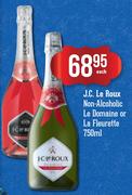 J.C.Le Roux Non Alcoholic Le Domaine Or La Fleurette-750ml Each