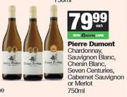Pierre Dumont Chardonnay, Sauvignon Blanc, Chenin Blanc, Seven Centuries, Cabrnet Sauvignon-750ml EA