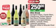 Olive Brook Sauvignon Blanc, Chenin Blanc, Chardonnay, Cabernet Red Blend, Pinotage, Merlot-For Any6
