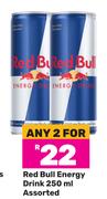 Red Bull Energy Drink Assorted-For Any 2 x 250ml